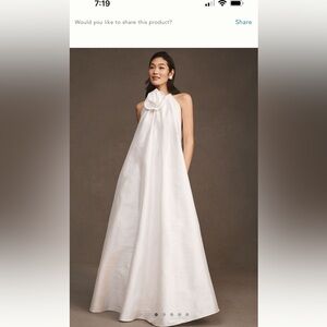 COPY - WATTERS BLOOM HALTER MAXI DRESS-  dry cleaned, like new